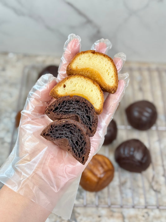 Crispy Mochi Butter Cake (Gluten-Free) –Organic Ingredients, Chewy Center, Handmade Asian Dessert, 2-Day Shipping