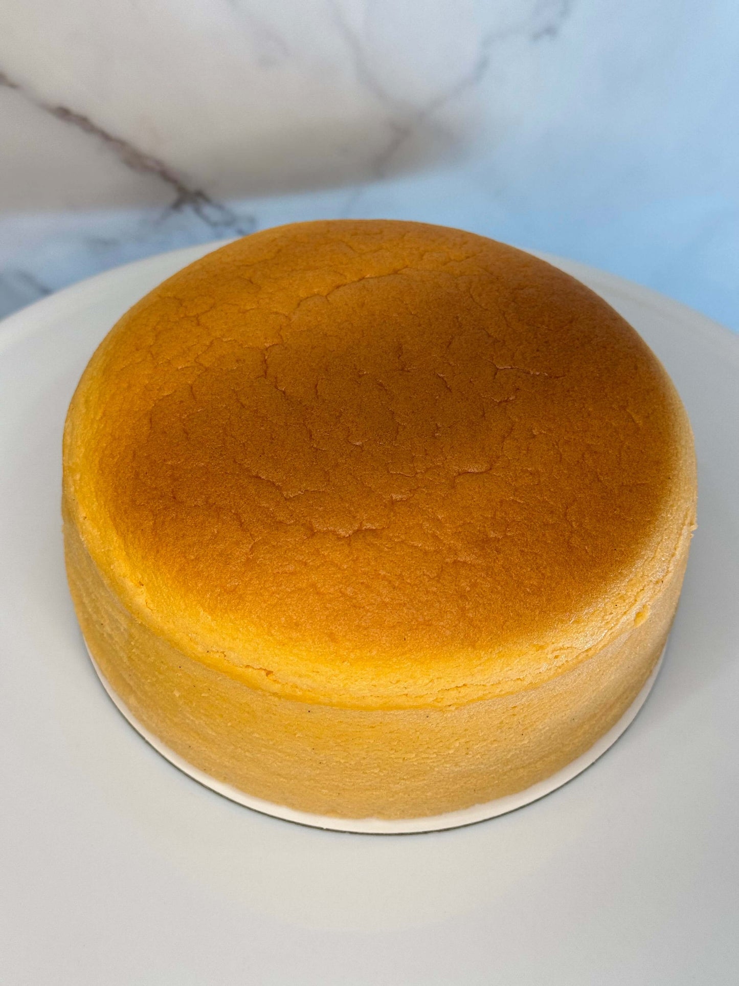 Thai tea Souffle Cheesecake - a fluffy, cloud-like dessert with the rich flavor of Thai tea.