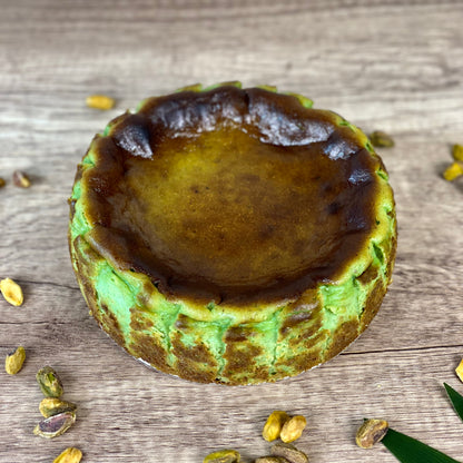 New-Pistachio Burnt Basque Cheesecake