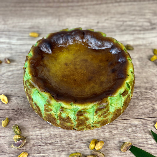 New-Pistachio Burnt Basque Cheesecake