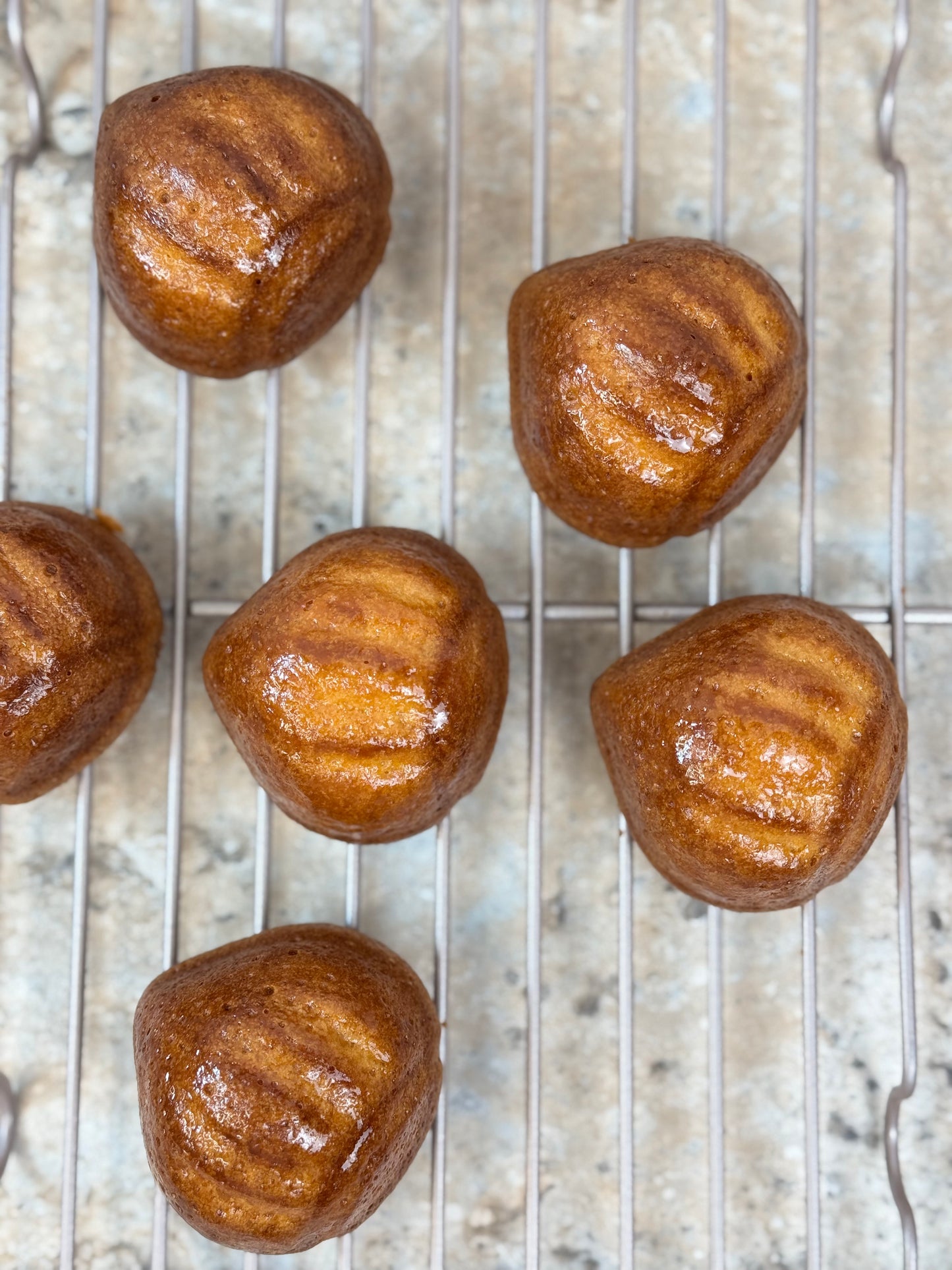 Crispy Mochi Butter Cake (Gluten-Free) –Organic Ingredients, Chewy Center, Handmade Asian Dessert, 2-Day Shipping