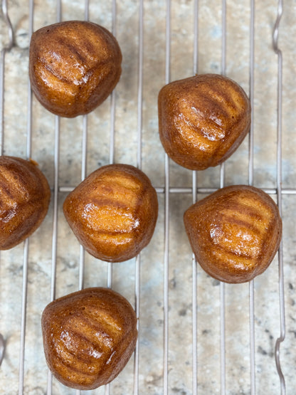 Crispy Mochi Butter Cake (Gluten-Free) –Organic Ingredients, Chewy Center, Handmade Asian Dessert, 2-Day Shipping