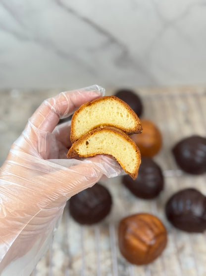 Crispy Mochi Butter Cake (Gluten-Free) –Organic Ingredients, Chewy Center, Handmade Asian Dessert, 2-Day Shipping