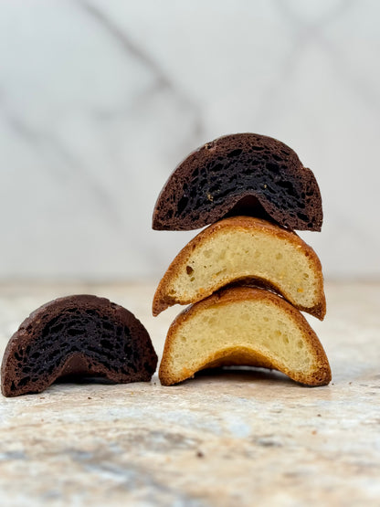 Crispy Mochi Butter Cake (Gluten-Free) –Organic Ingredients, Chewy Center, Handmade Asian Dessert, 2-Day Shipping