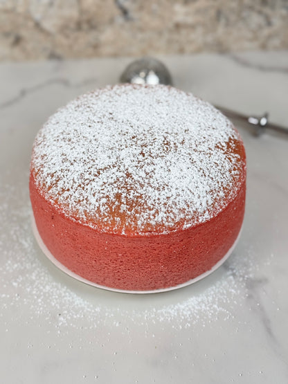 Bouncy Organic Strawberry Japanese Cheesecake - Junabakes