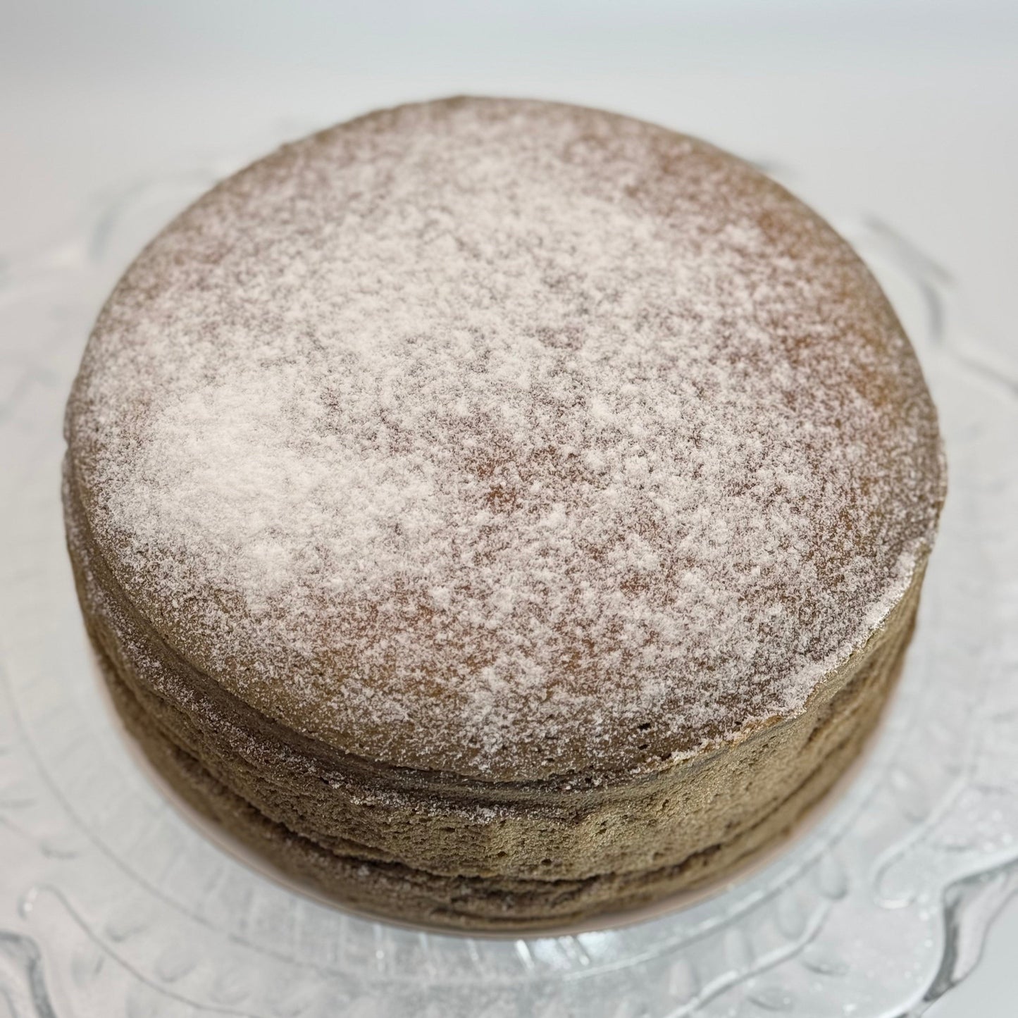 Bouncy Organic Hojicha Japanese Cheesecake