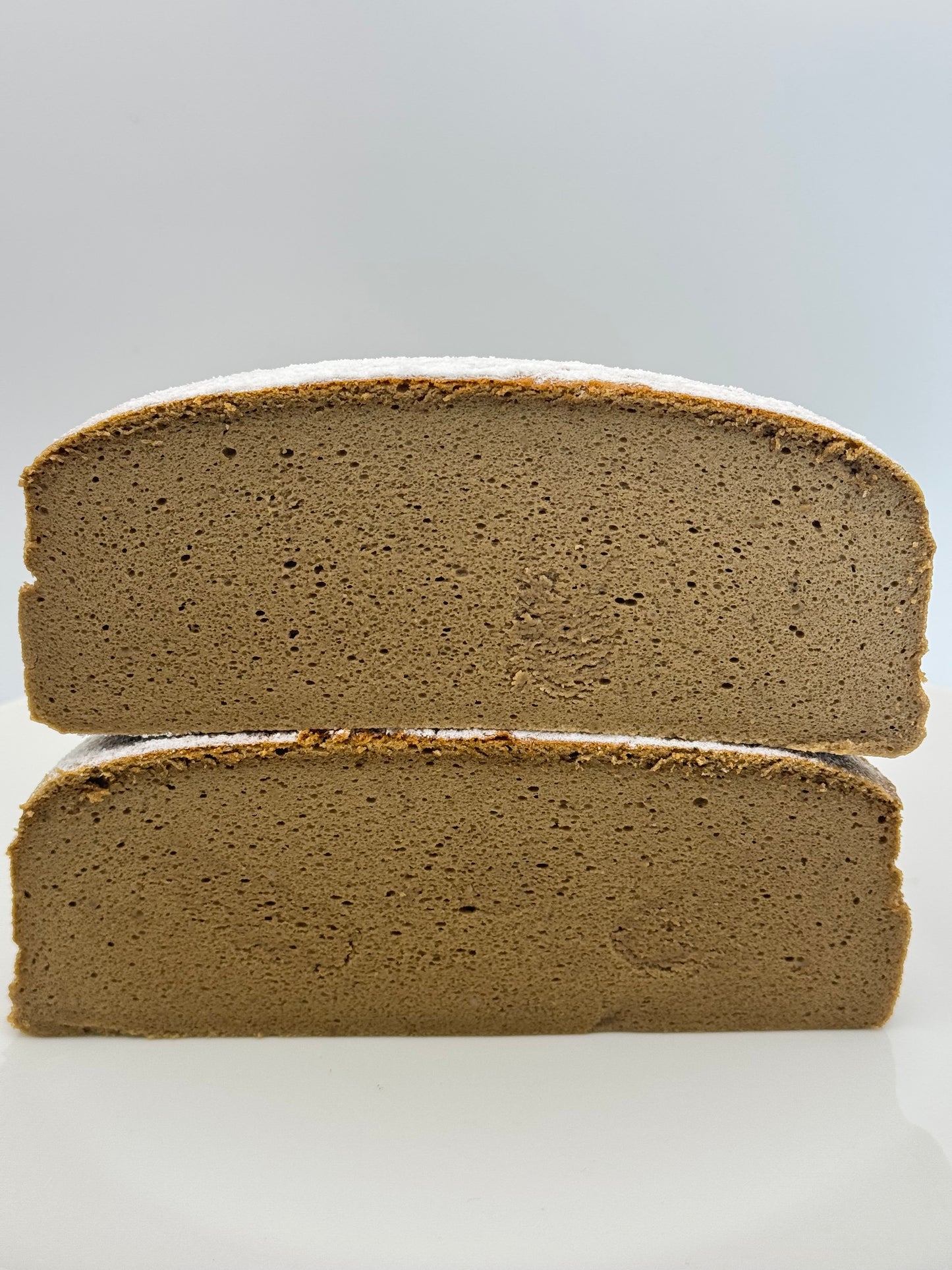 Bouncy Organic Hojicha Japanese Cheesecake