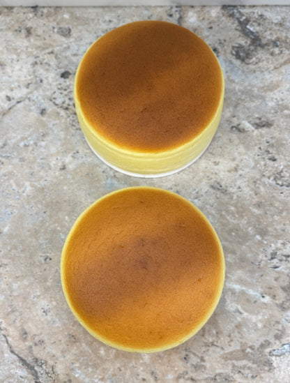 Light and fluffy original bouncy Japanese cheesecake with a golden top, soft jiggly texture, and delicate, melt-in-your-mouth creaminess.