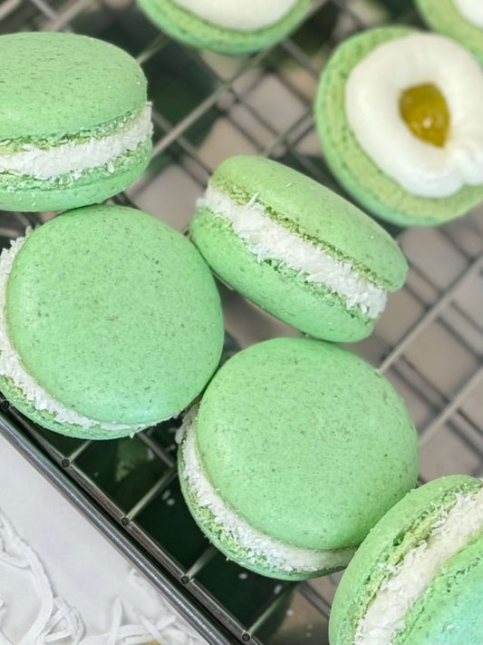 Pandan Coconut Macaron Organic Ingredients