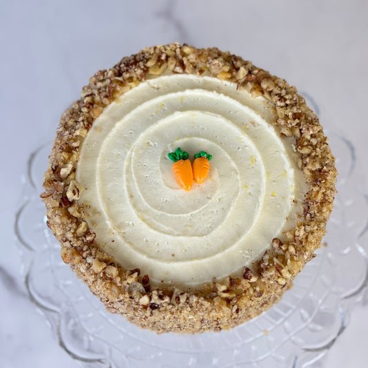 Carrot Cake 6 Inch With Brown butter Cream Cheese Frosting