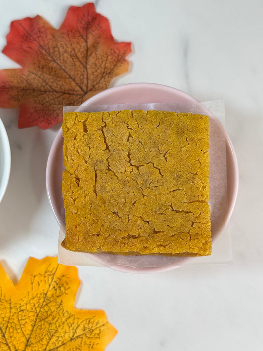 New-Vegan Pumpkin Mochi Cake Bar