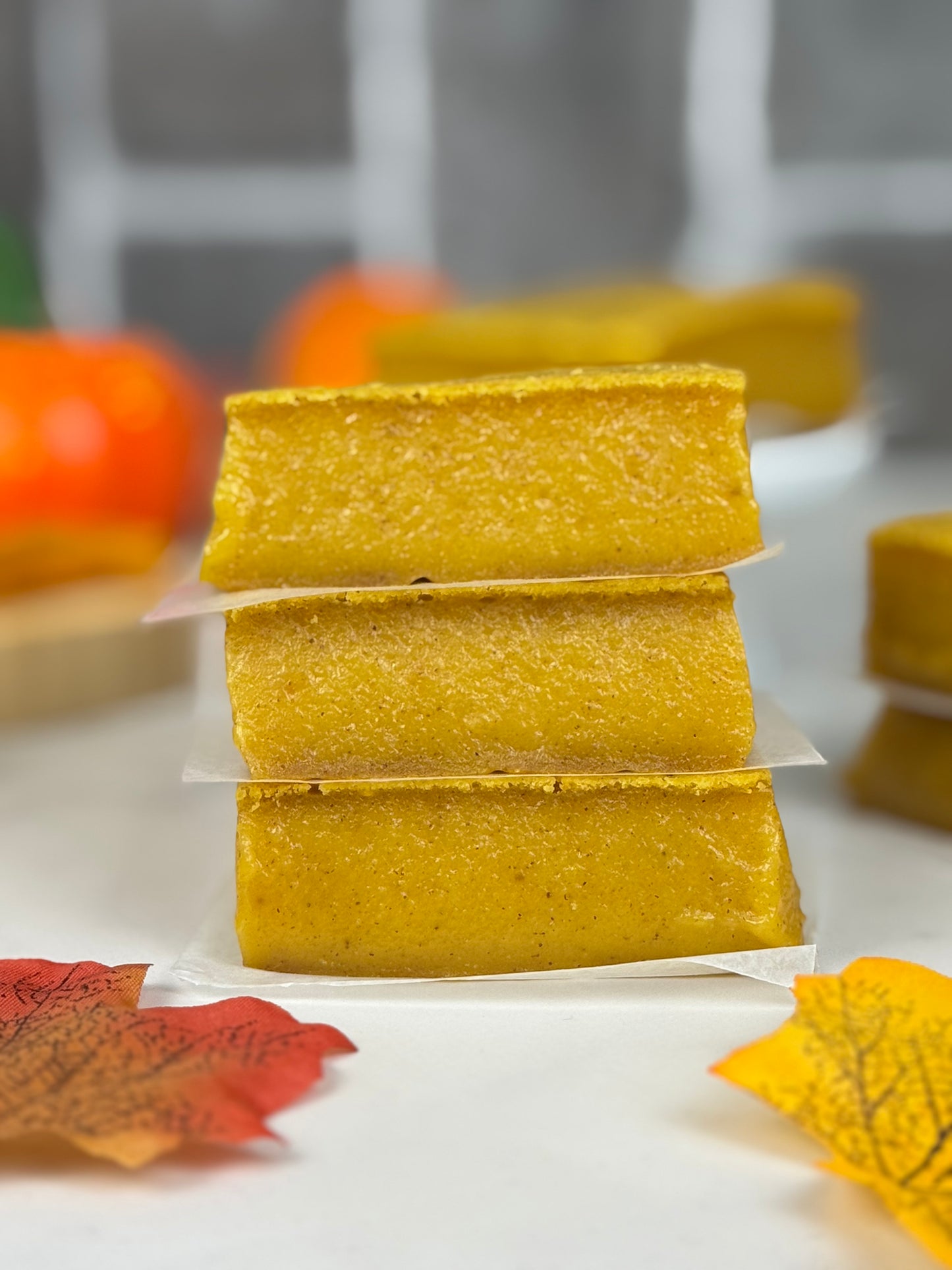 New-Vegan Pumpkin Mochi Cake Bar
