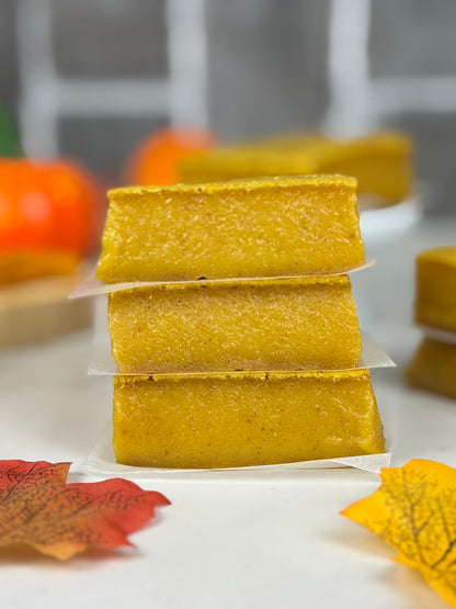 New-Vegan Pumpkin Mochi Cake Bar