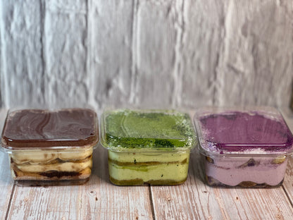 Tiramisu Squares – Ube • Matcha • Classic (Set of 6 )