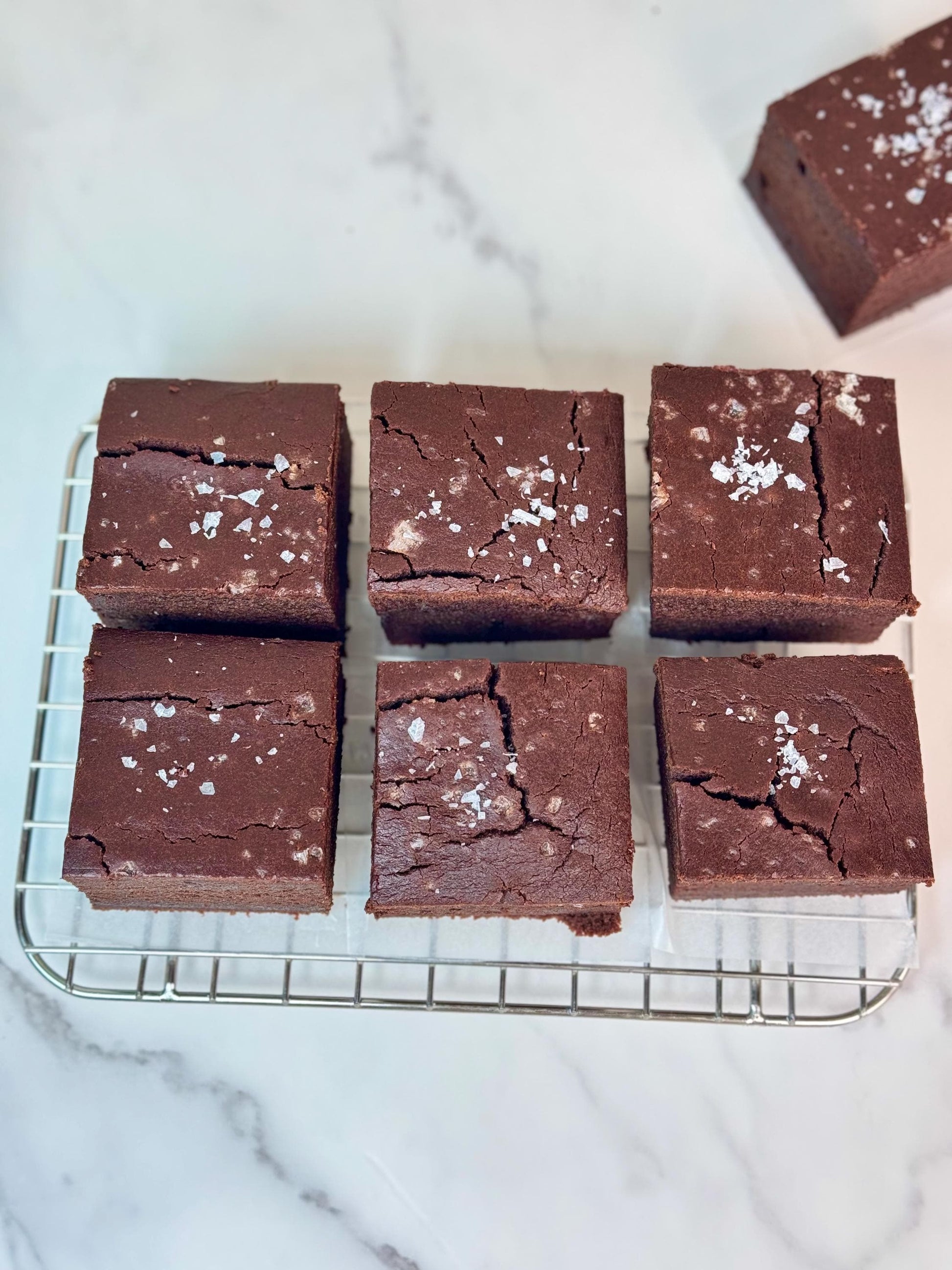 Brown Butter Mochi Brownie- Gluten Free ( 9 Pieces) Vegan/ Non Vegan